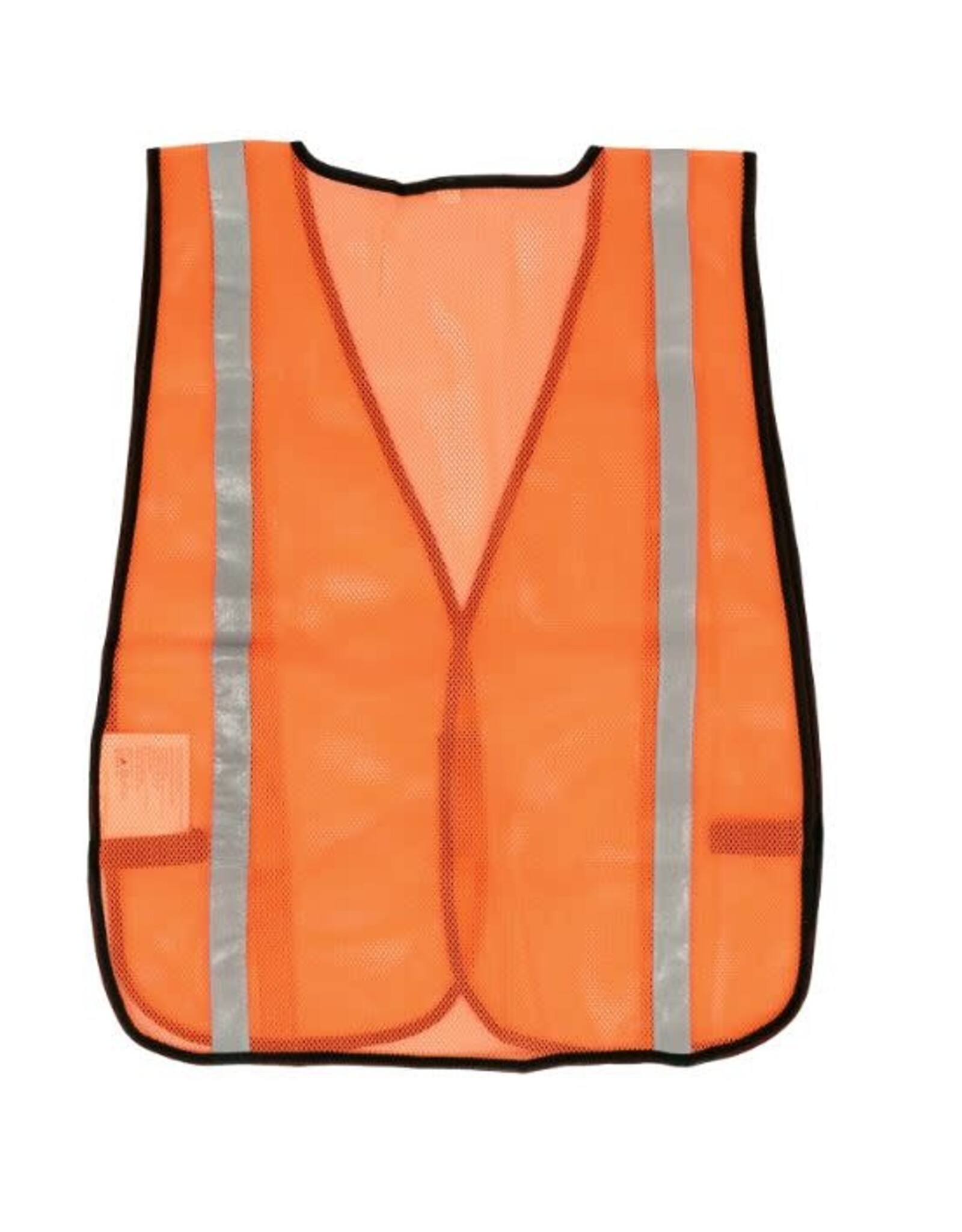 Mesh Traffic Safety Vest, One Size, Orange
