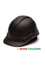 Pyramex Ridgeline Hydrodipped Hard Hat, Front Brim