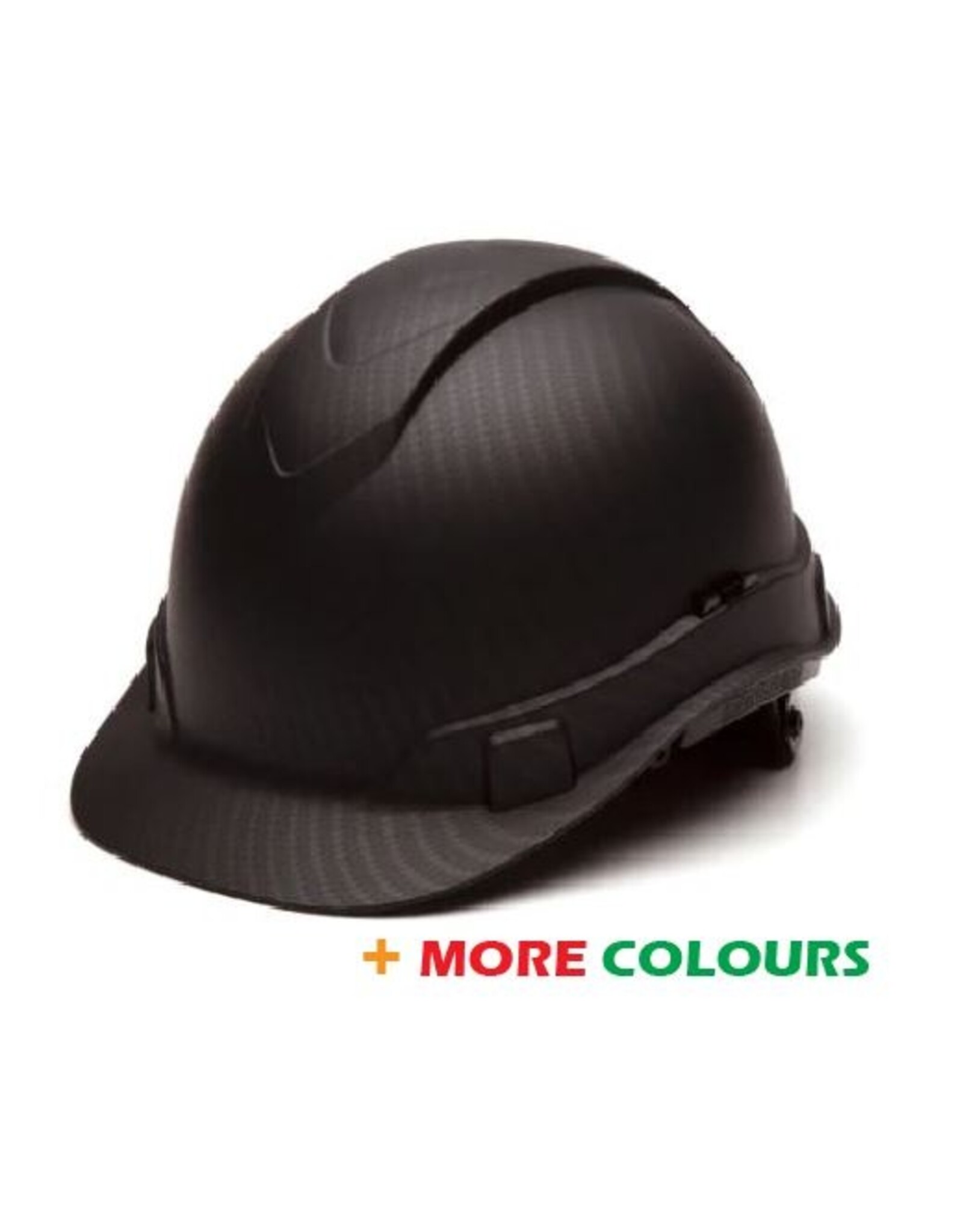 Pyramex Ridgeline Hydrodipped Hard Hat, Front Brim