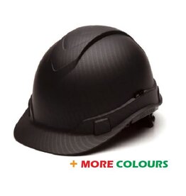 Pyramex Ridgeline Hydrodipped Hard Hat, Front Brim