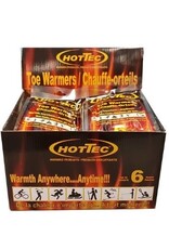 Hottec 6 Hour Toe Warmers, (Pair)