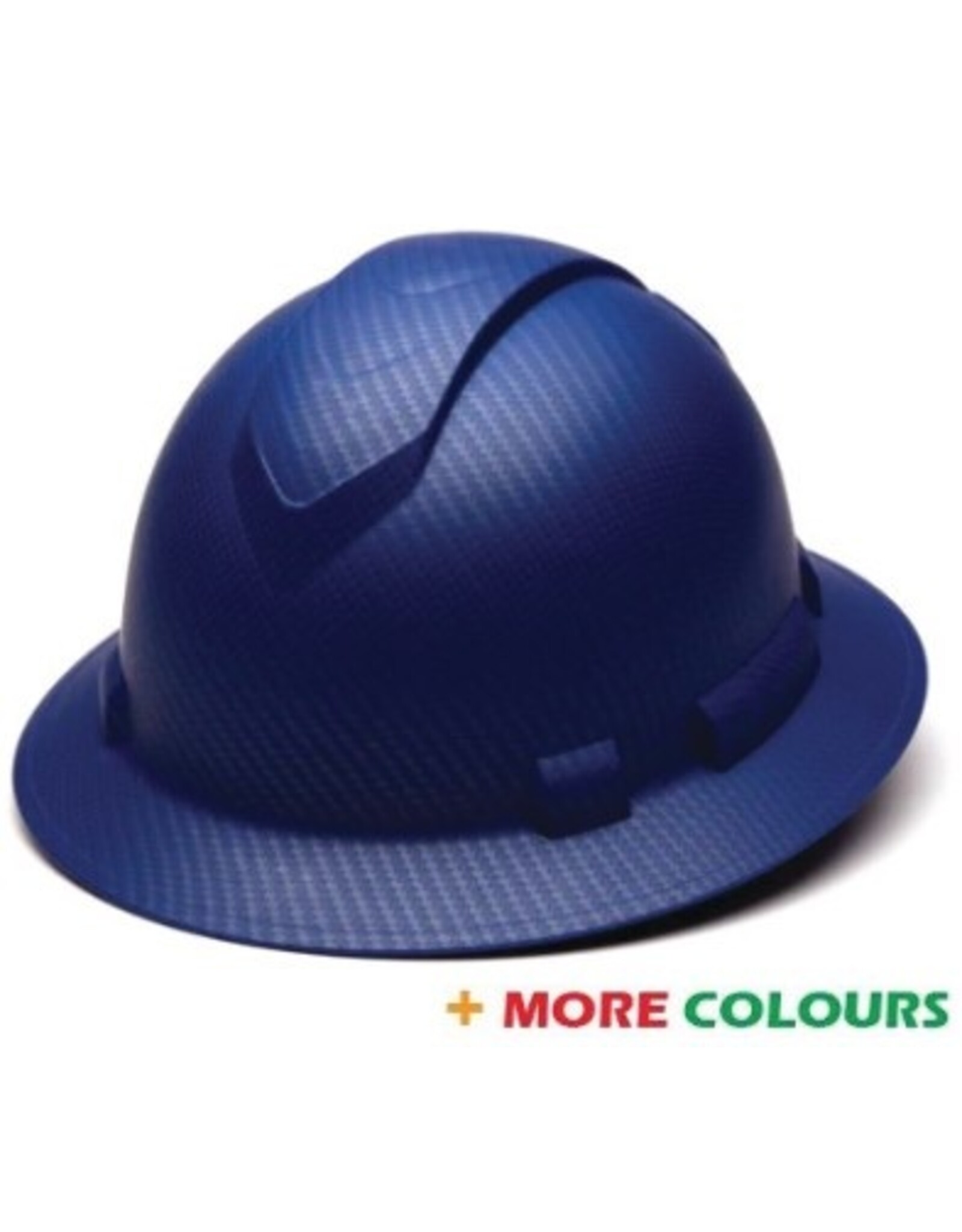 Pyramex Ridgeline Hydrodipped Hard Hat, Full Brim