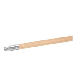60" Wood Broom Handle w/Metal Threads