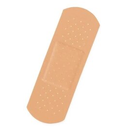 Dentec Plastic Strip Bandages, 3/4" x 3", 100/Box