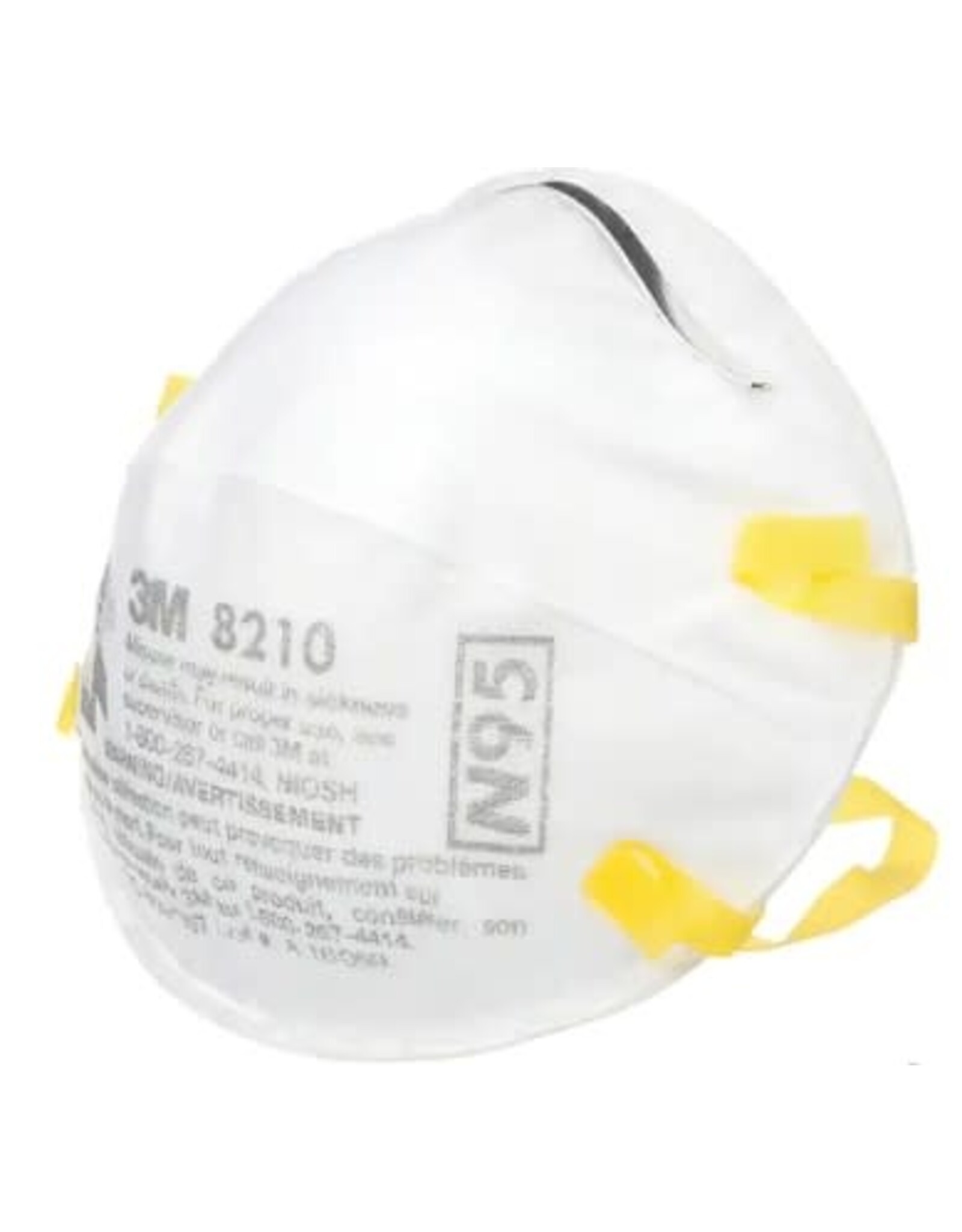 3M 8210 Particulate Respirators, N95, 20/Bx
