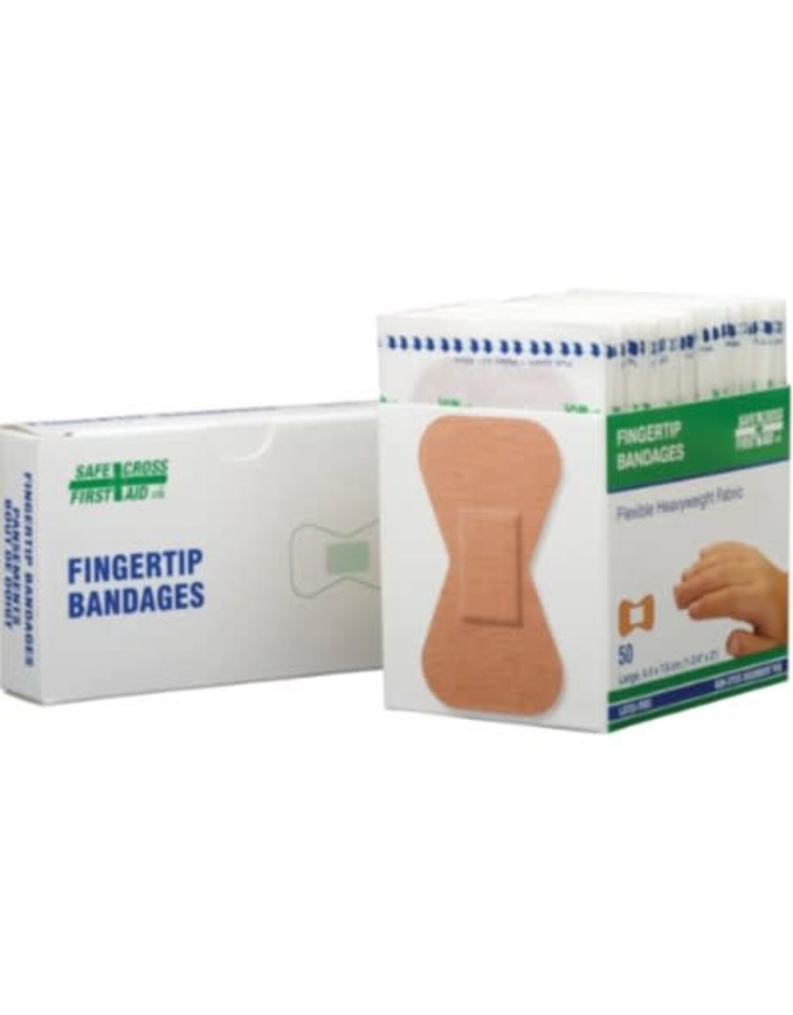 Safecross 3" Fabric Fingertip Bandages, 50