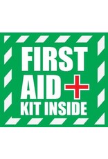 First Aid Kit Inside Sticker - 3x3