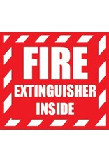 Fire Extinguisher Inside Sticker - 3x3