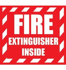 Fire Extinguisher Inside Sticker - 3x3