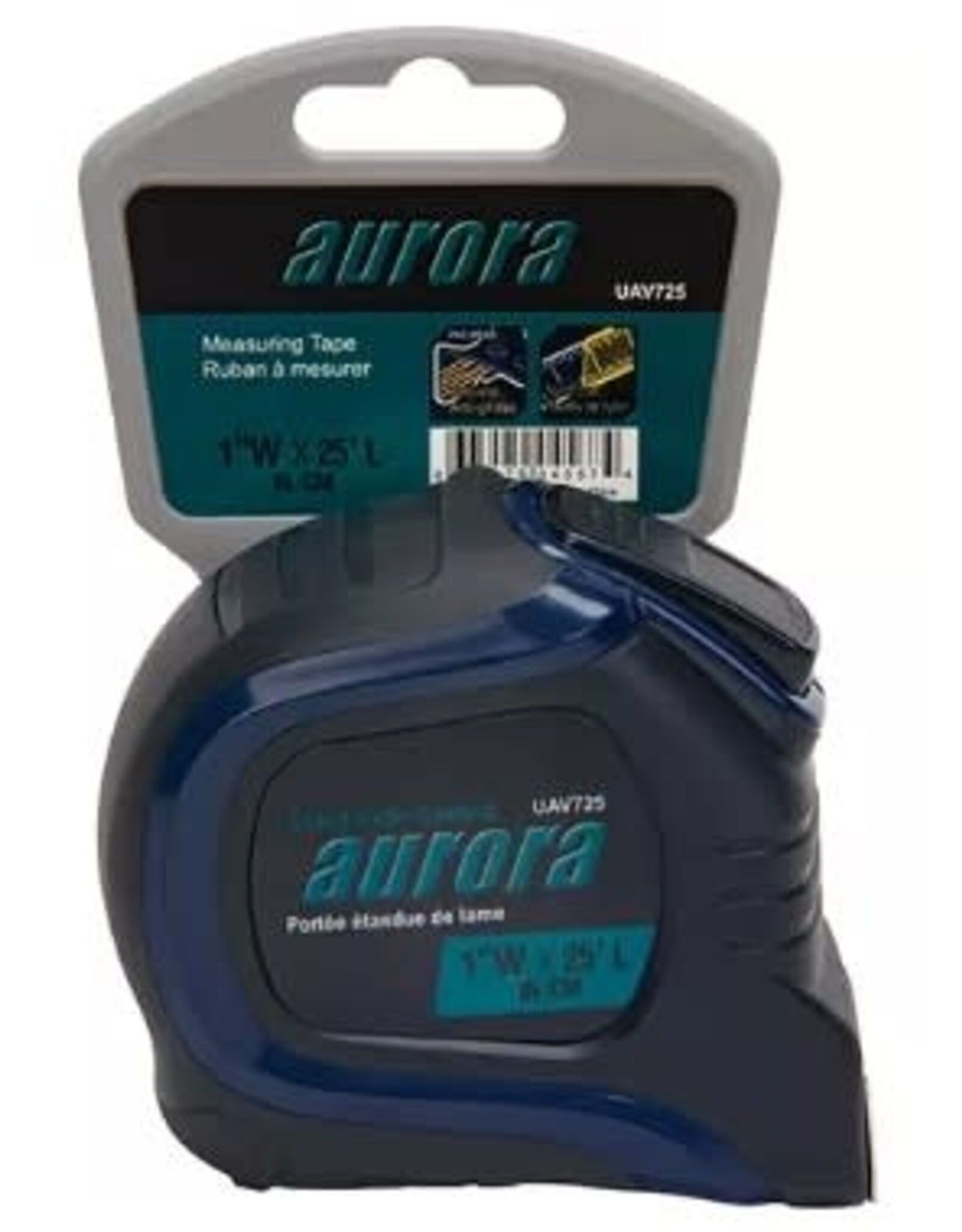 Aurora Tape Measure, 1" x 25' (Imp/Mtr)