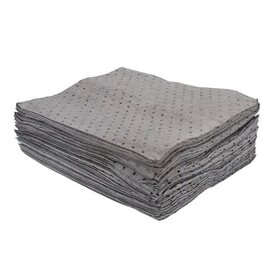 Premium Bonded Sorbent Pads, Universal, 15" x 18", 25 gal., 100 /Pack