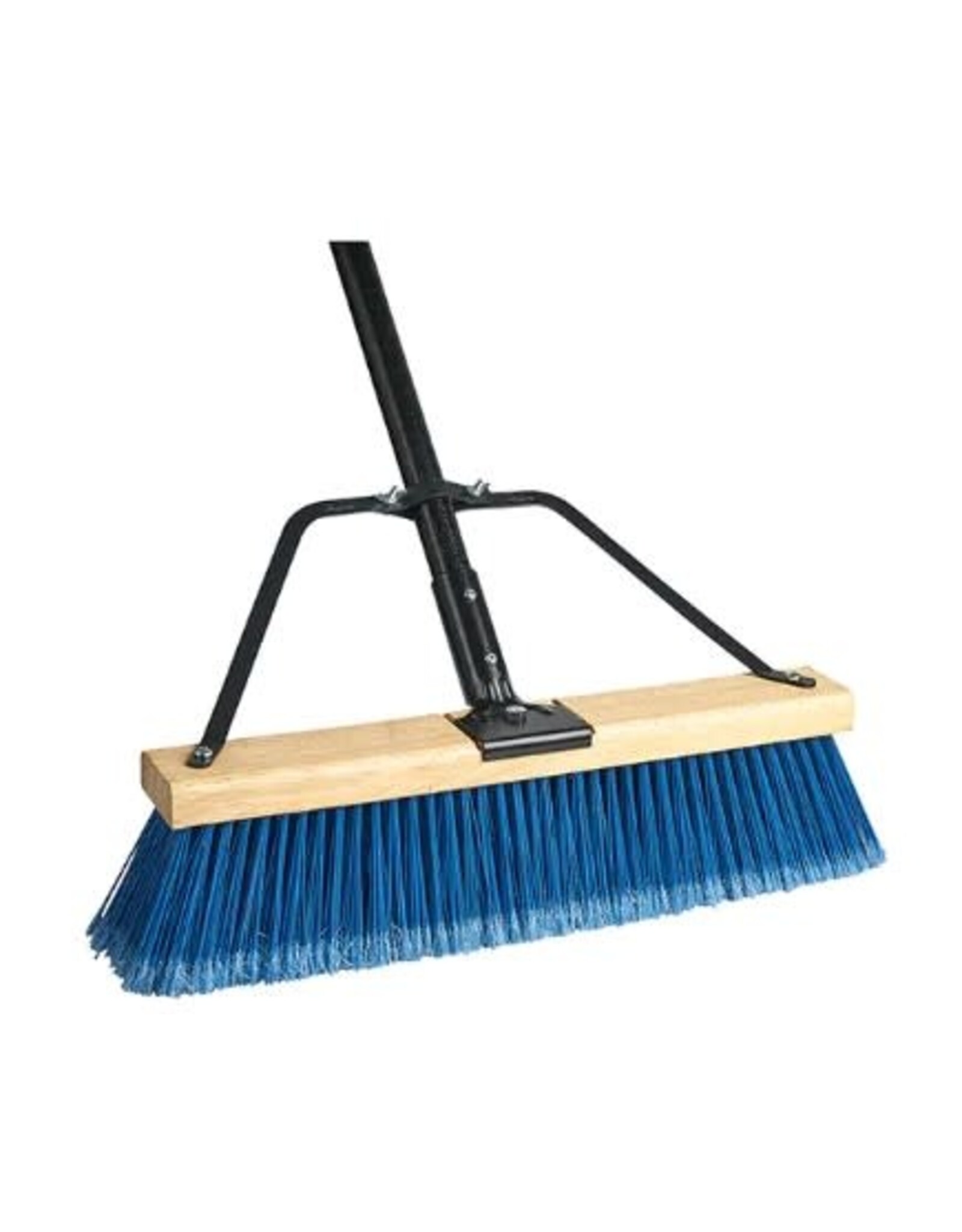 M2 Pro Ryno Push Broom, Fine/Blue, 24" w/Brace