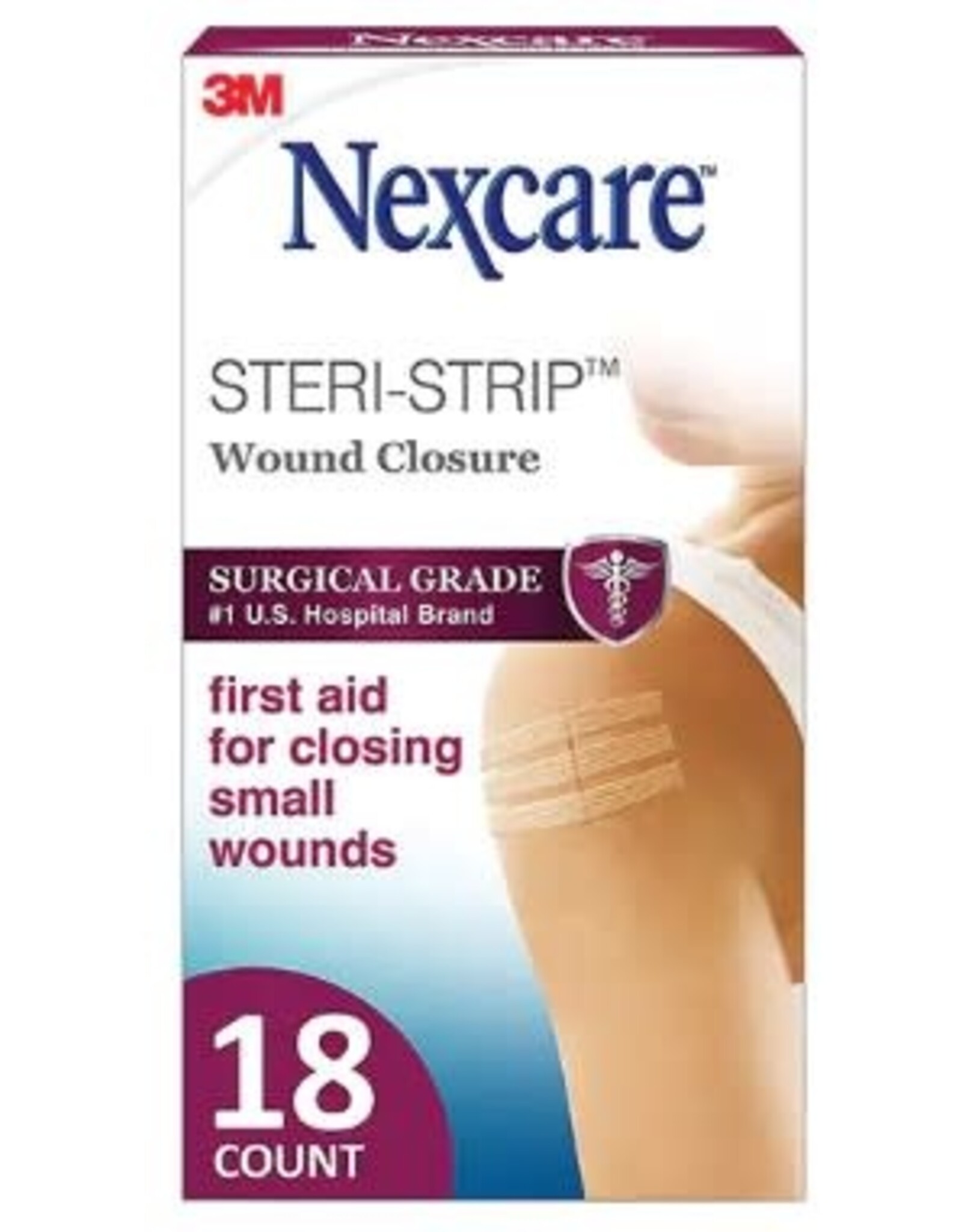 3M 3M Nexcare Skin Closure Steri Strips, 18/bx