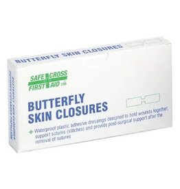 Safecross Butterfly skin closures, 20/bx