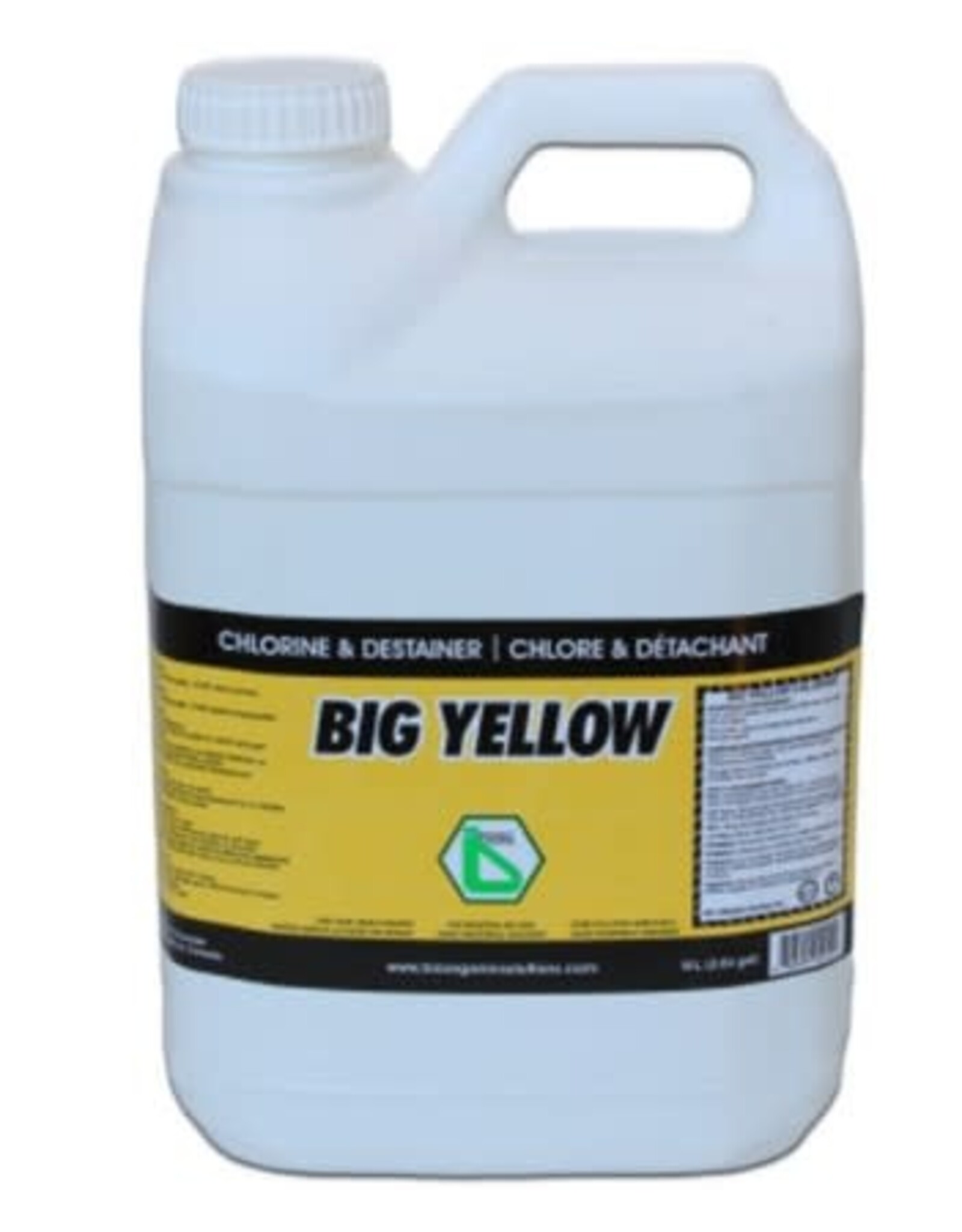 BIO Big Yellow Dishwashing Chlorine Destainer, 12%, 10L