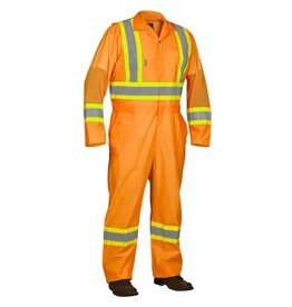 Forcefield Flaggers Tricot High Vis Coverall, Class 3