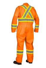 Forcefield Flaggers Tricot High Vis Coverall, Class 3