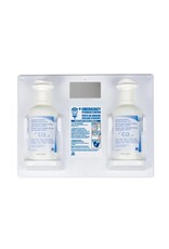 PIO Secondary Eyewash Station, 2 x 1L w/Wall Bracket