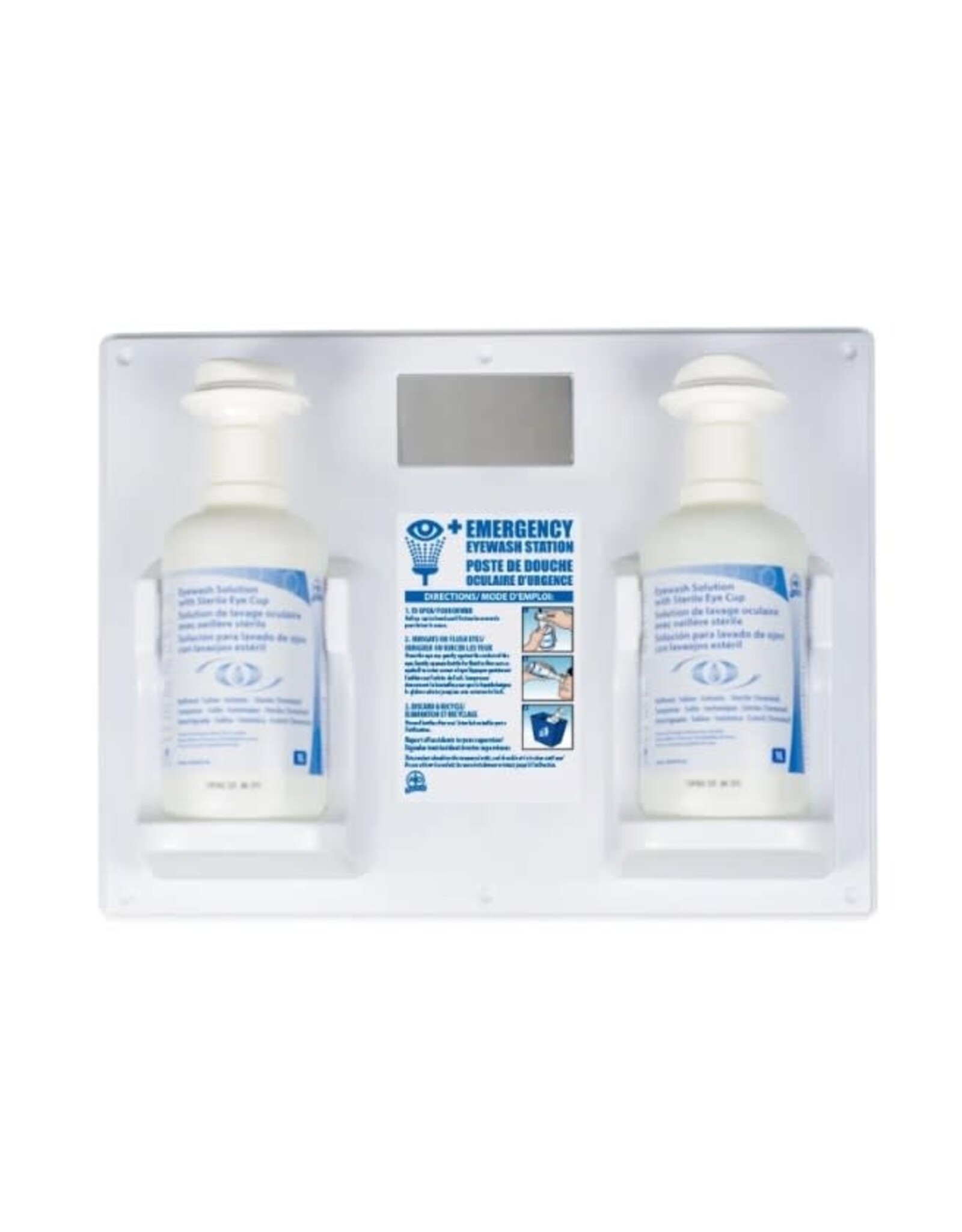PIO Secondary Eyewash Station, 2 x 1L w/Wall Bracket