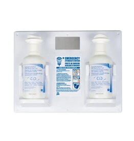 PIO Secondary Eyewash Station, 2 x 1L w/Wall Bracket