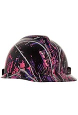 MSA V-Gard Hydro Dip Hard Hat, Ratchet, Splatter