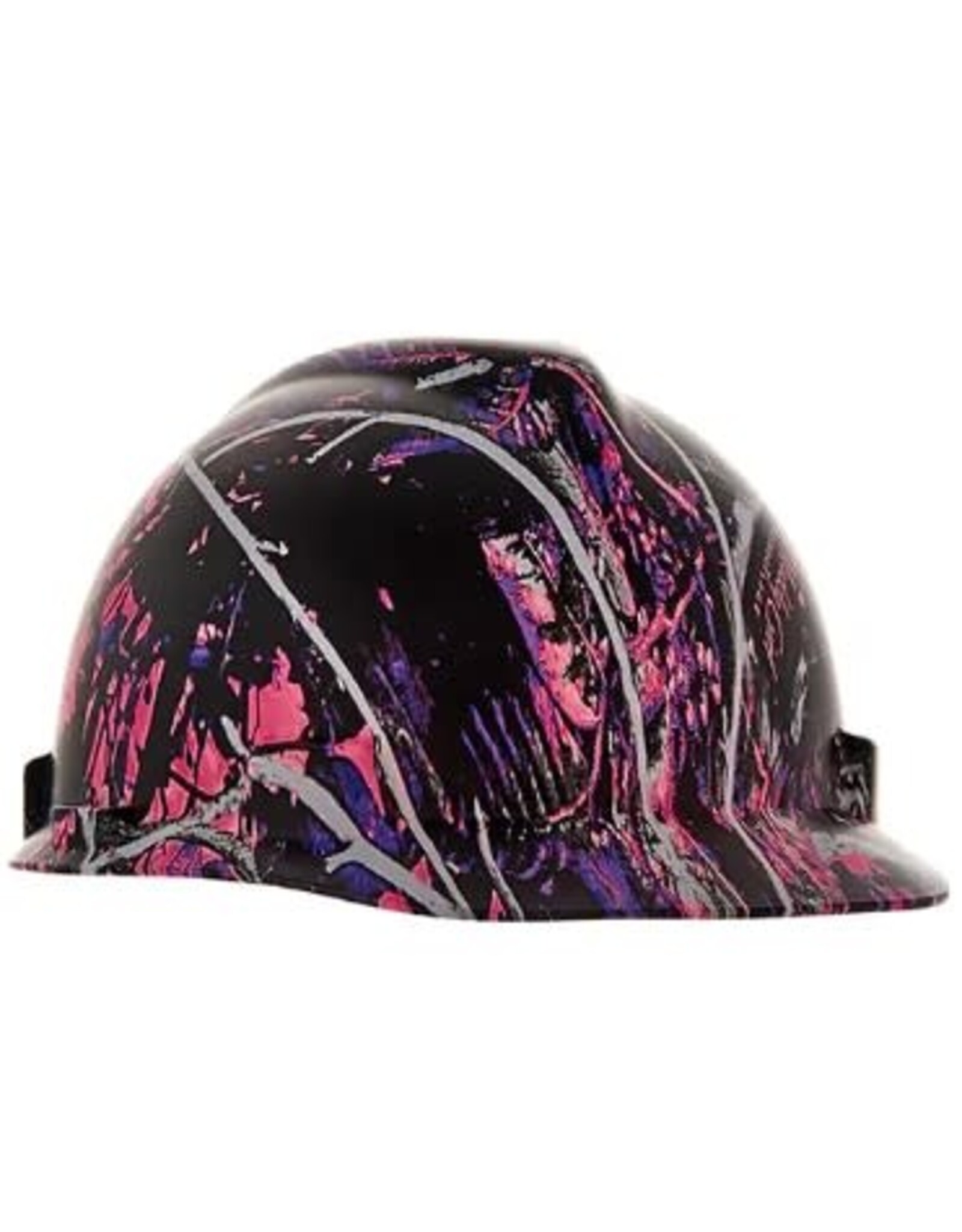MSA V-Gard Hydro Dip Hard Hat, Ratchet, Splatter
