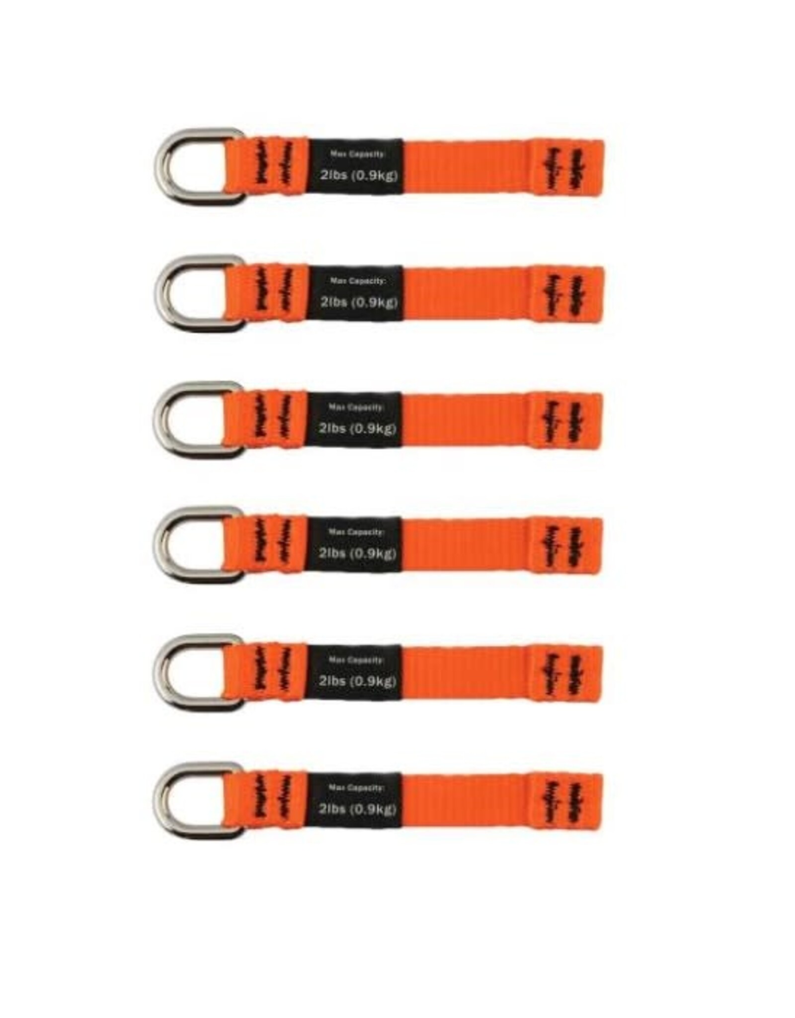 Ergodyne Squids 3700 2" Tool Tails Tether Attachment, 6pk