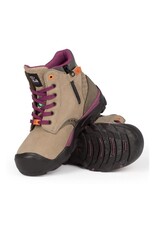 P&F 646 Womans 6" Boot w/Zipper, Grey