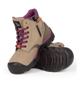 P&F 646 Womans 6" Boot w/Zipper, Grey