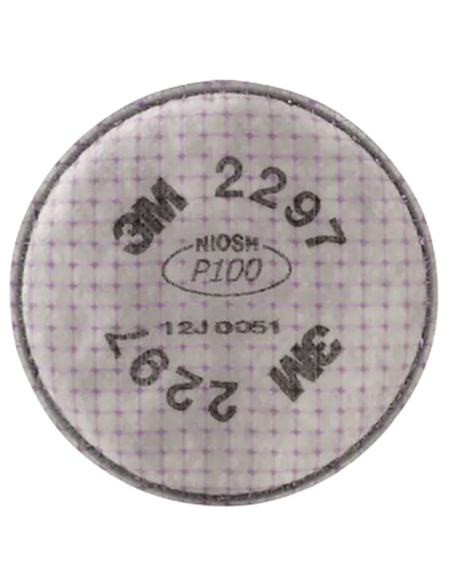 3M 3M 2297 Advanced P100 Filter w/O.V, 2/Pk