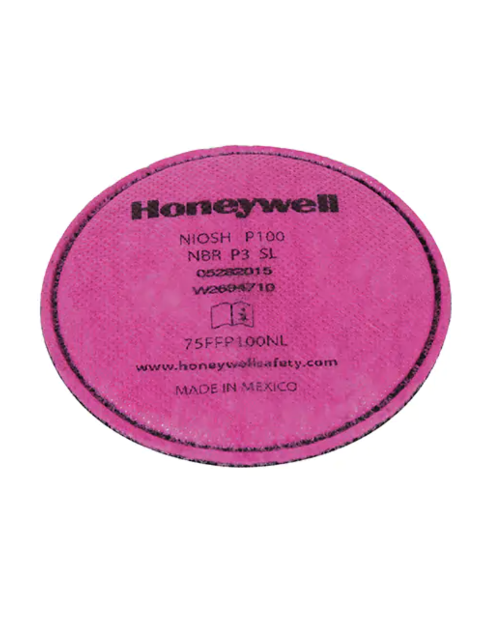Honeywell P100 Pancake Filter w/OV (2/pk)