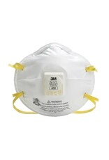 3M N95 8210V Particulate Respirators w/Valve - 10/bx