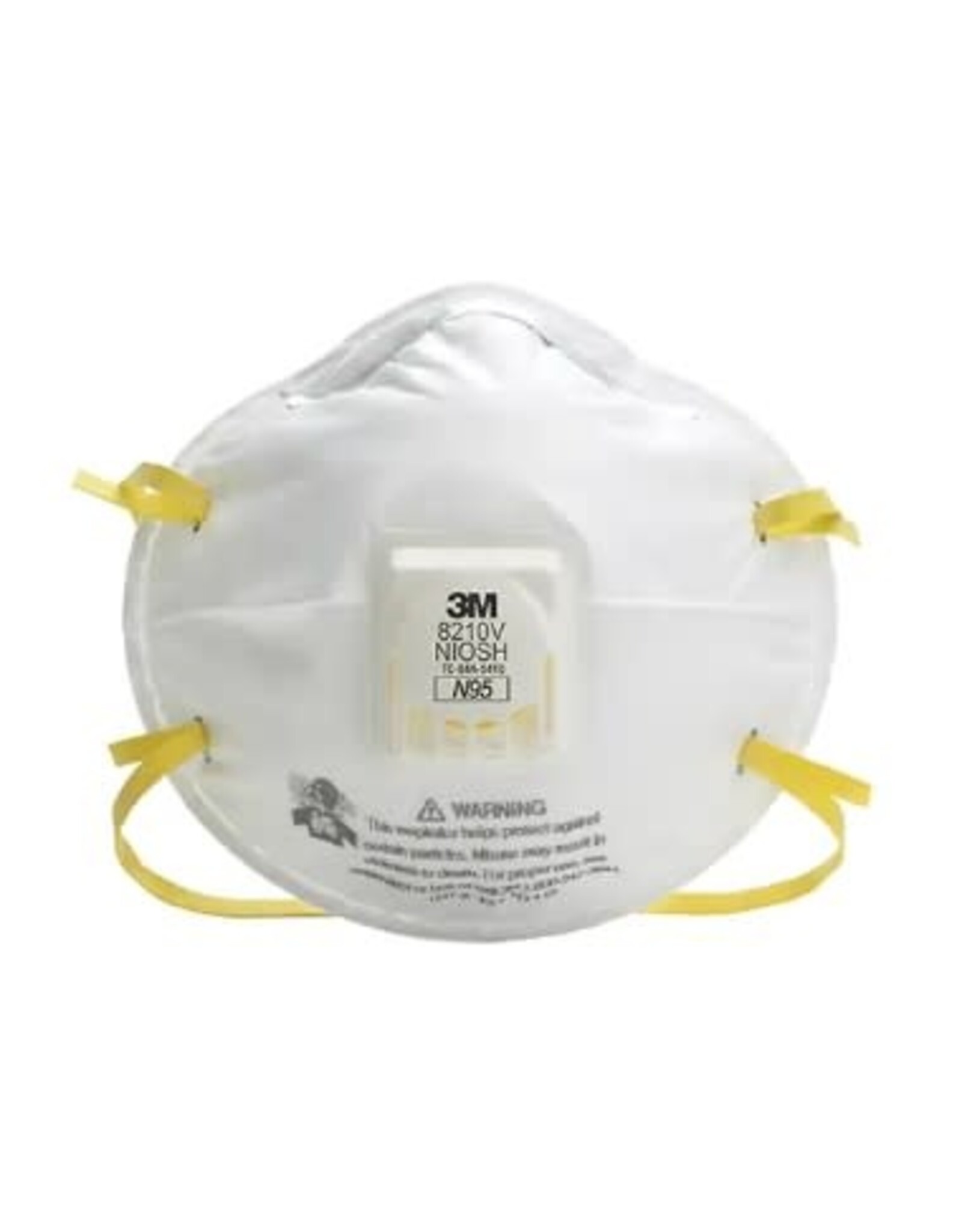 3M 3M N95 8210V Particulate Respirators w/Valve - 10/bx