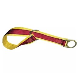 MSA 4' Anchorage Connector Strap, D-Ring, Temp Use