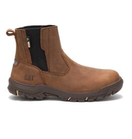 CAT Abbey Ladies CSA Slip-on Boot, Brown