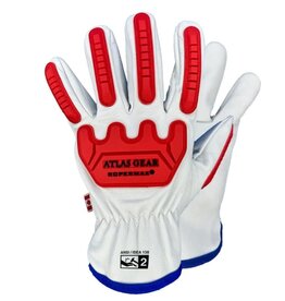 Atlas Insulated Leather Ropermax Glove w/TPR Impact 2 Atlas Insulated Leather Ropermax Glove w/TPR Impact 2