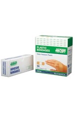 Safecross 3" x 3/4" Plastic Badages, 100/Pk