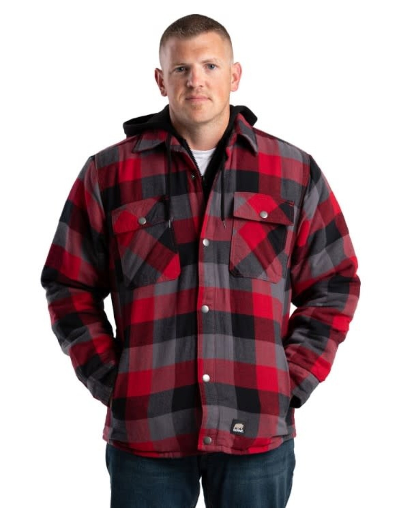 Quilt lined shirt jacket online