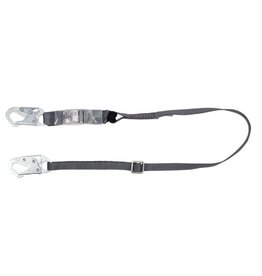 MSA V-Series Adj. Lanyard w/Shock, 4'-6', Snap Hook, 150-310 lb