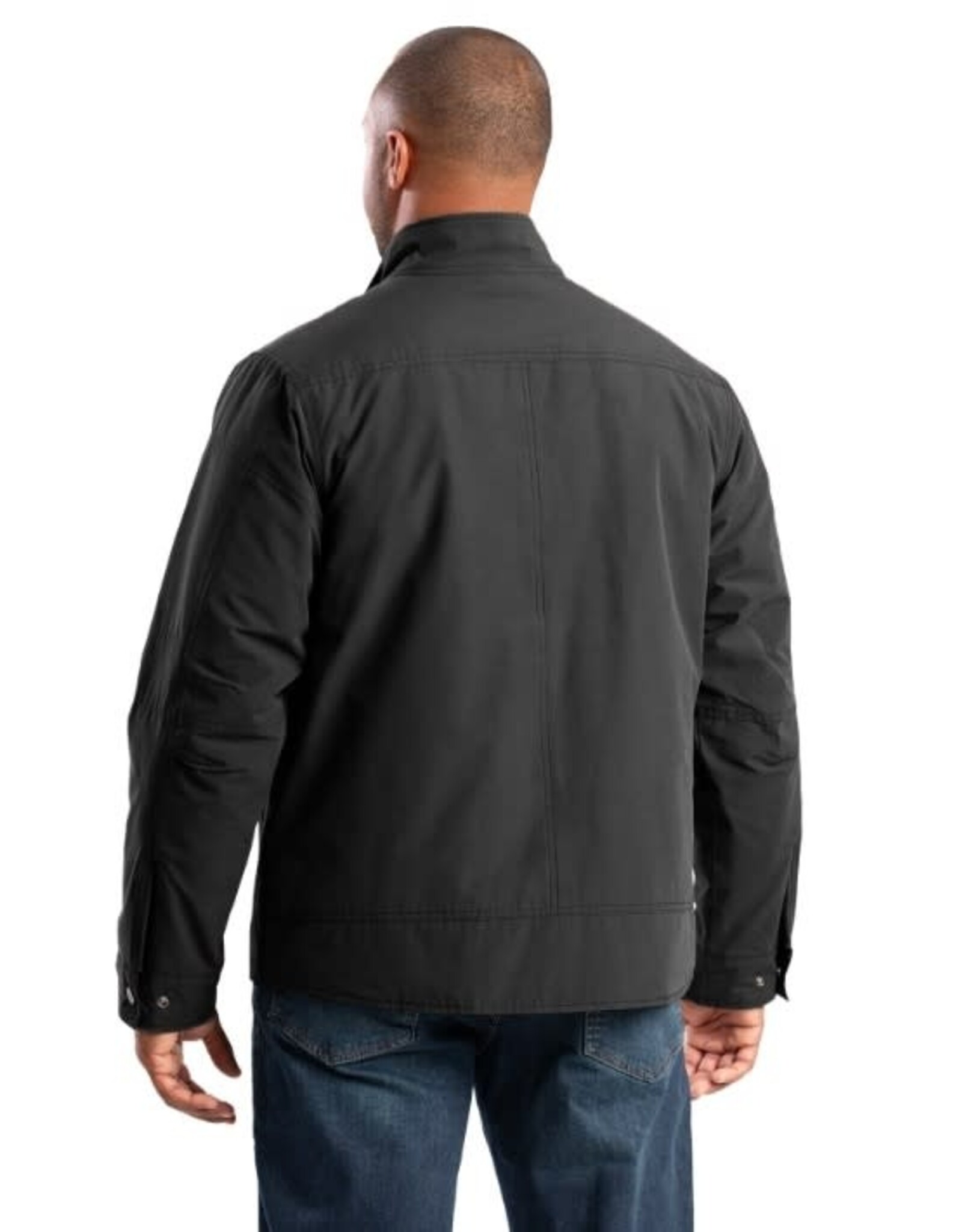 Berne Quilt-lined Micro-duck Jacket, Black