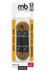 M&B Work Boot/Shoe Laces - Gold/Tan