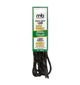 M&B Nomex Heavy Duty Laces, Black/Brown