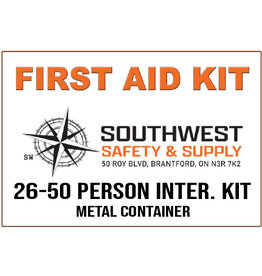 Dentec 26-50 Intermediate CSA Type 3 First Aid Kit, Metal Case