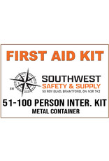 Dentec 51-100 Intermediate CSA Type 3 First Aid Kit, Metal Case