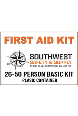 Dentec 26-50 Basic CSA Type 2 First Aid Kit, Plastic Case
