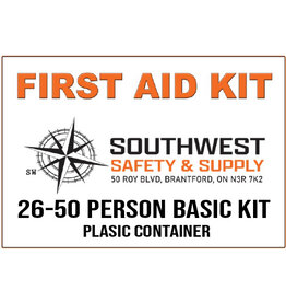 Dentec 26-50 Basic CSA Type 2 First Aid Kit, Plastic Case