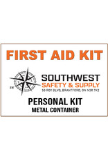 Dentec Truck/Personal CSA Type 1 First Aid Kit, Metal Case