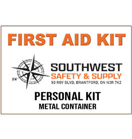 Dentec Truck/Personal CSA Type 1 First Aid Kit, Metal Case