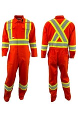 Atlas High Vis Coveralls - Orange