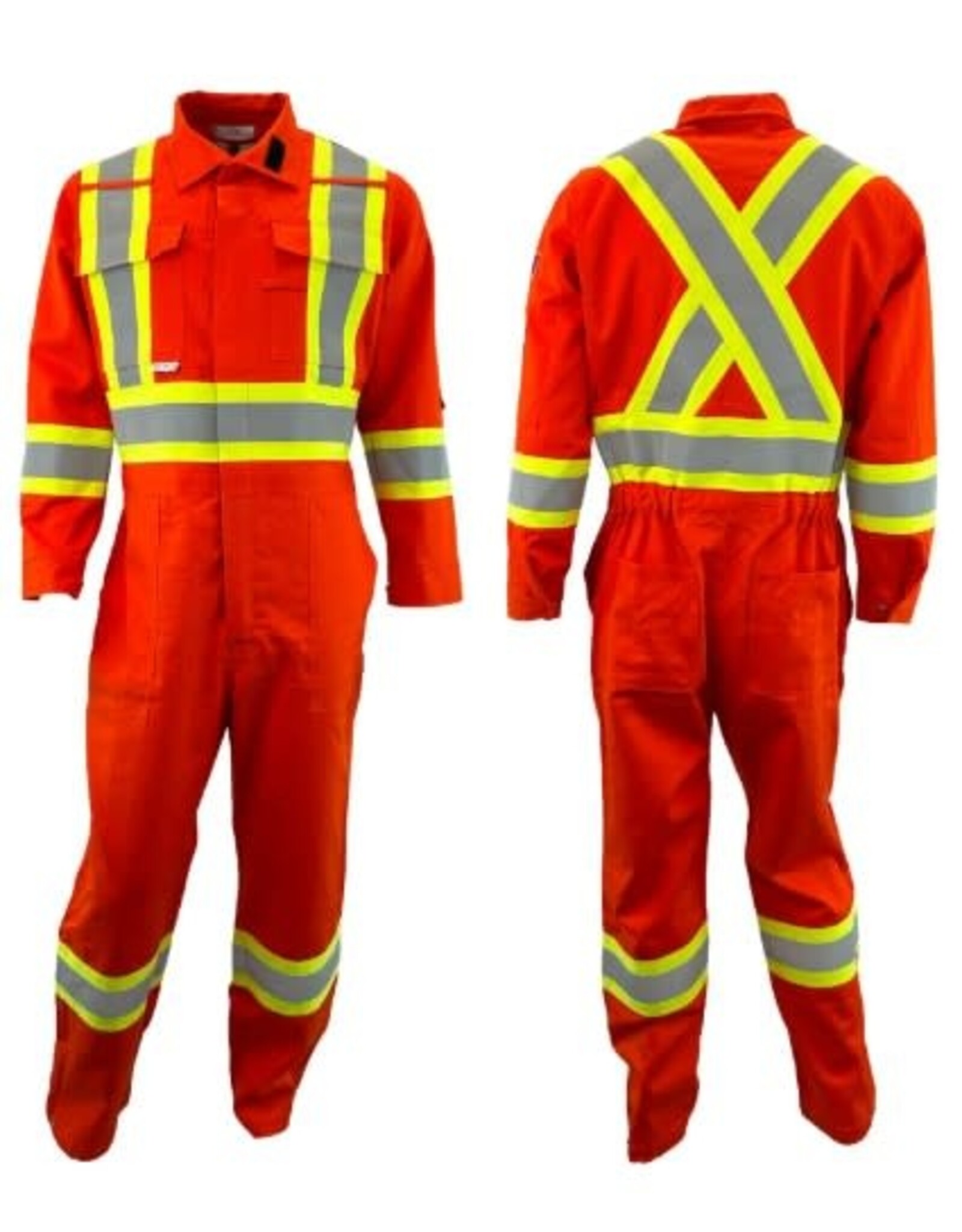 Atlas High Vis Coveralls - Orange